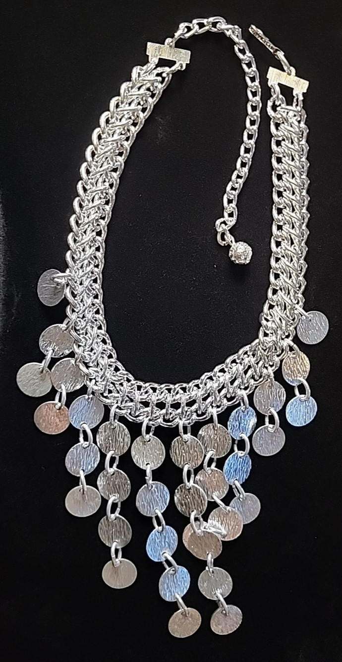 Vintage 1971 Sarah Coventry Pyramid Treasure Necklace Bracelet Set