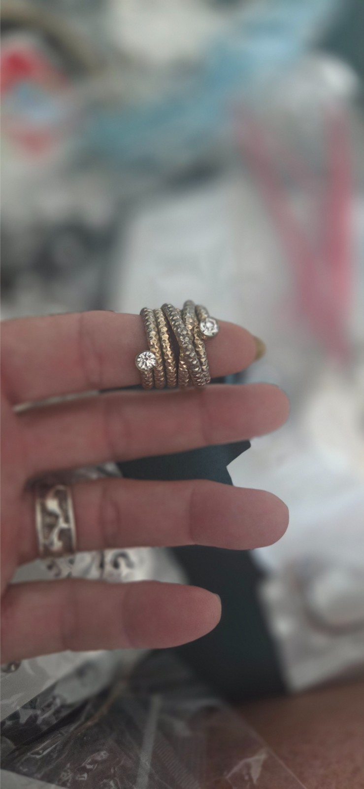 jewelry lots unsearched some in packages some not.