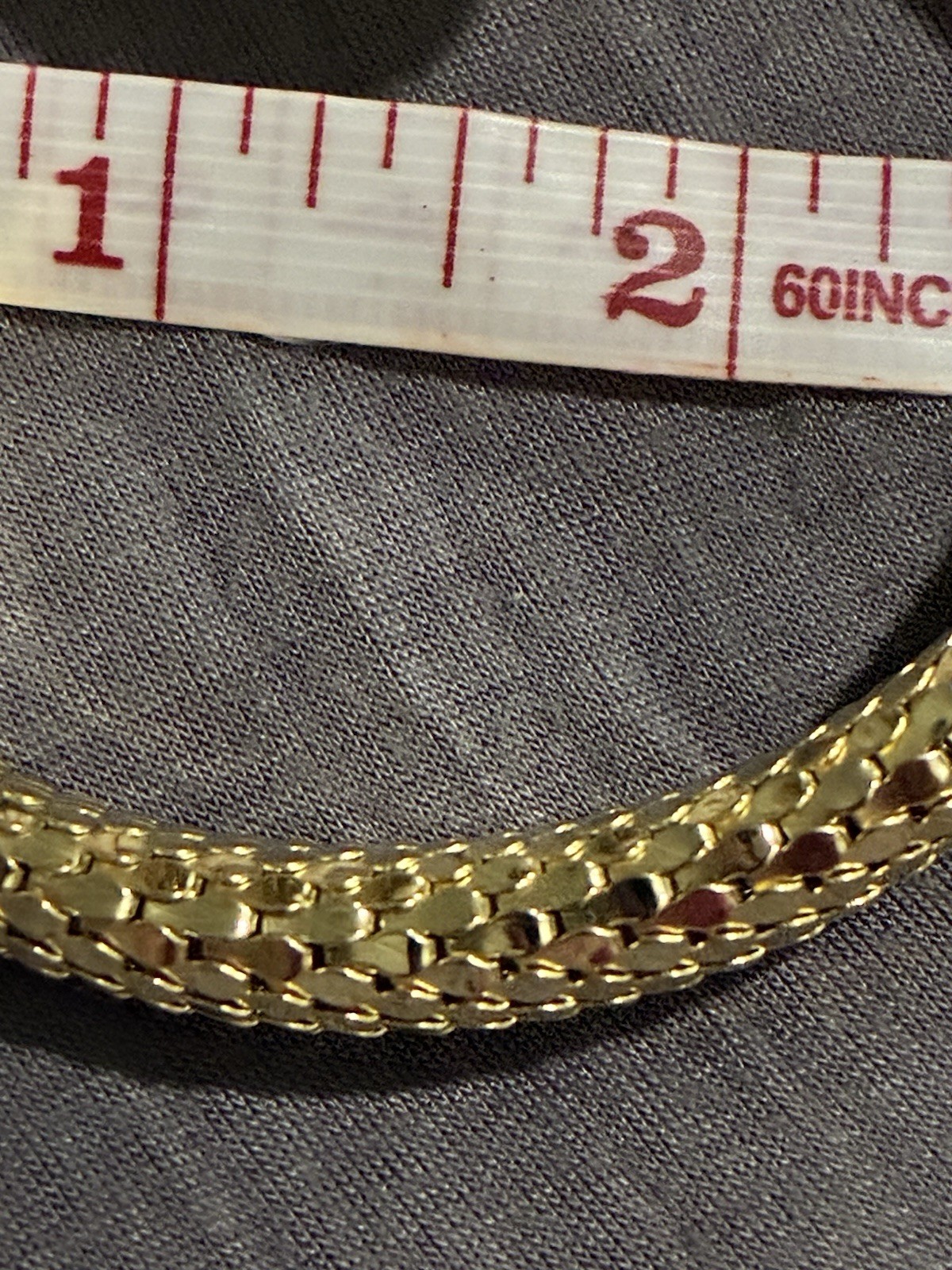 Vintage Whiting & Davis Mesh Snake Wrap Bracelet Green Peking Glass Cabachon