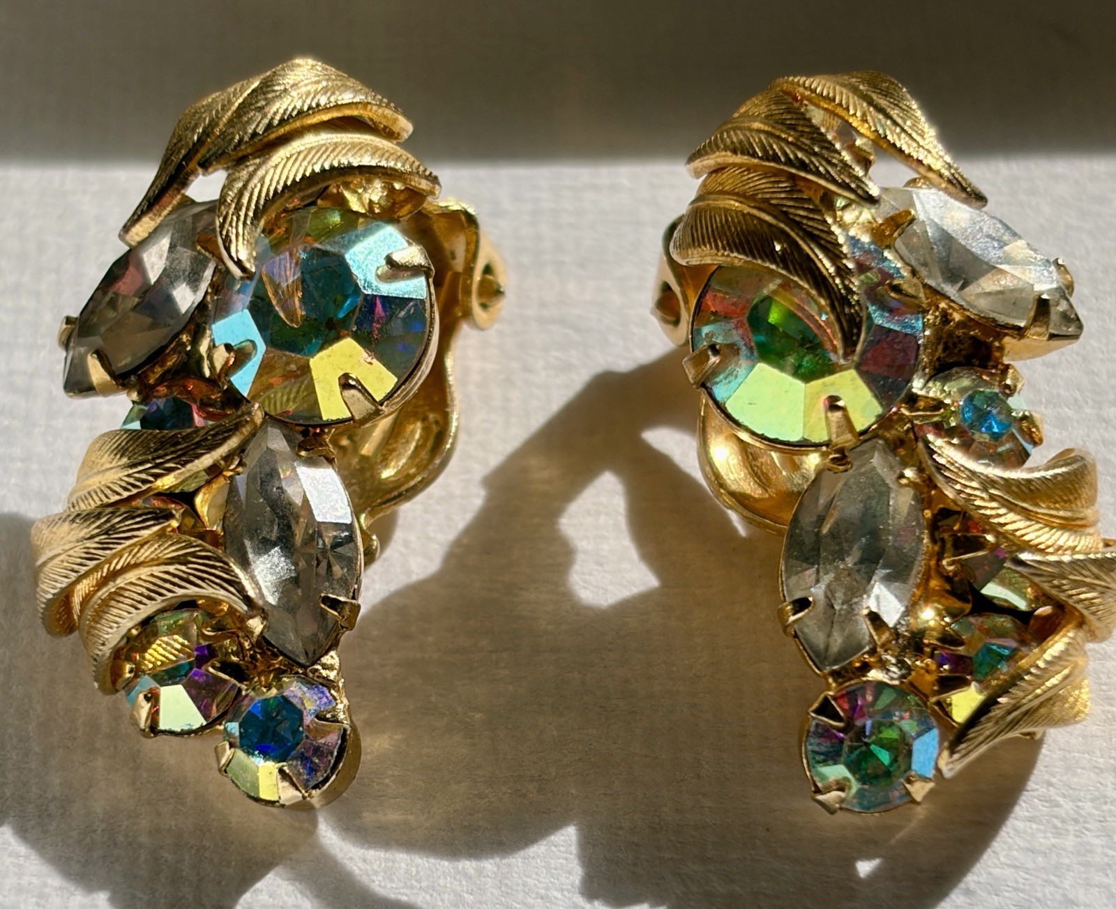 Verified Juliana D&E Venus Flame Clear Navettes Earrings Book Piece Page 246