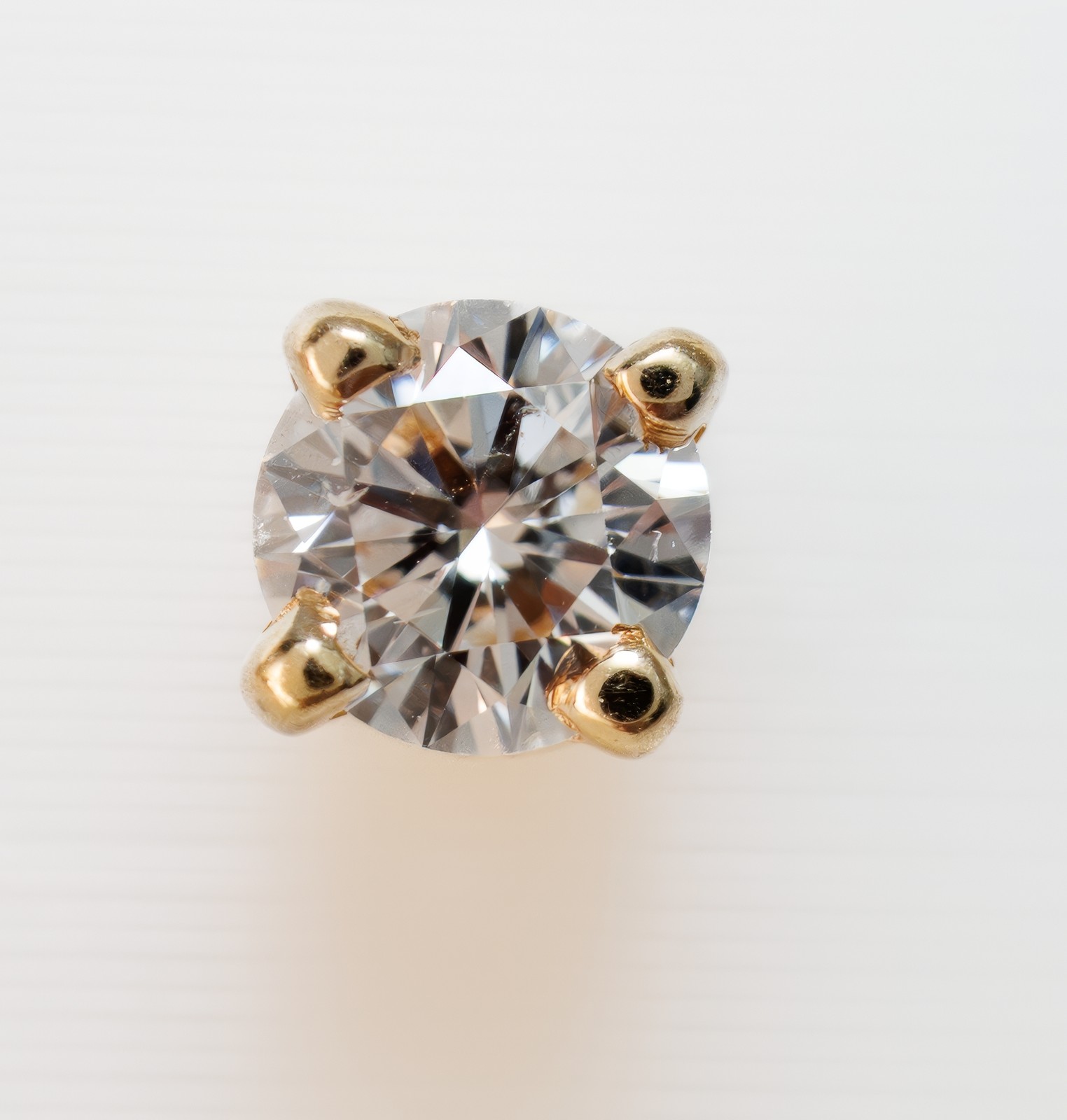 Natural Diamond 1/2ctw Studs Round 14k Yellow Gold Earrings Secure Lock Backs