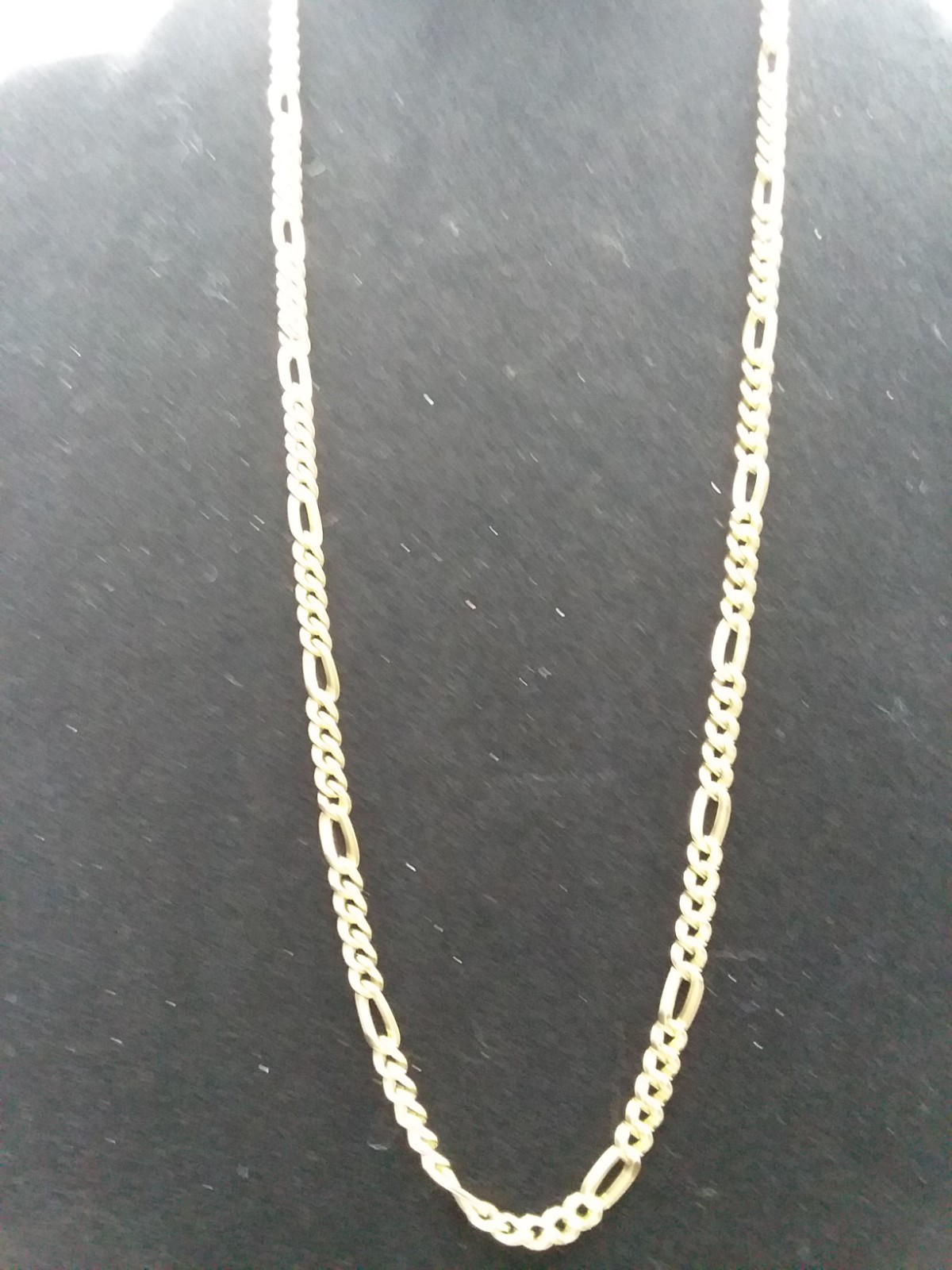 14k Gold Plate 20” Vintage Necklace Brilliant Color fancy chain