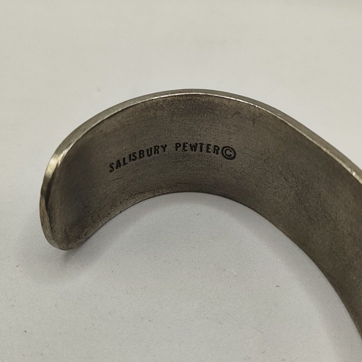 Salisbury Pewter Classic Flower Of The Month Cuff Bracelet November Floral Art