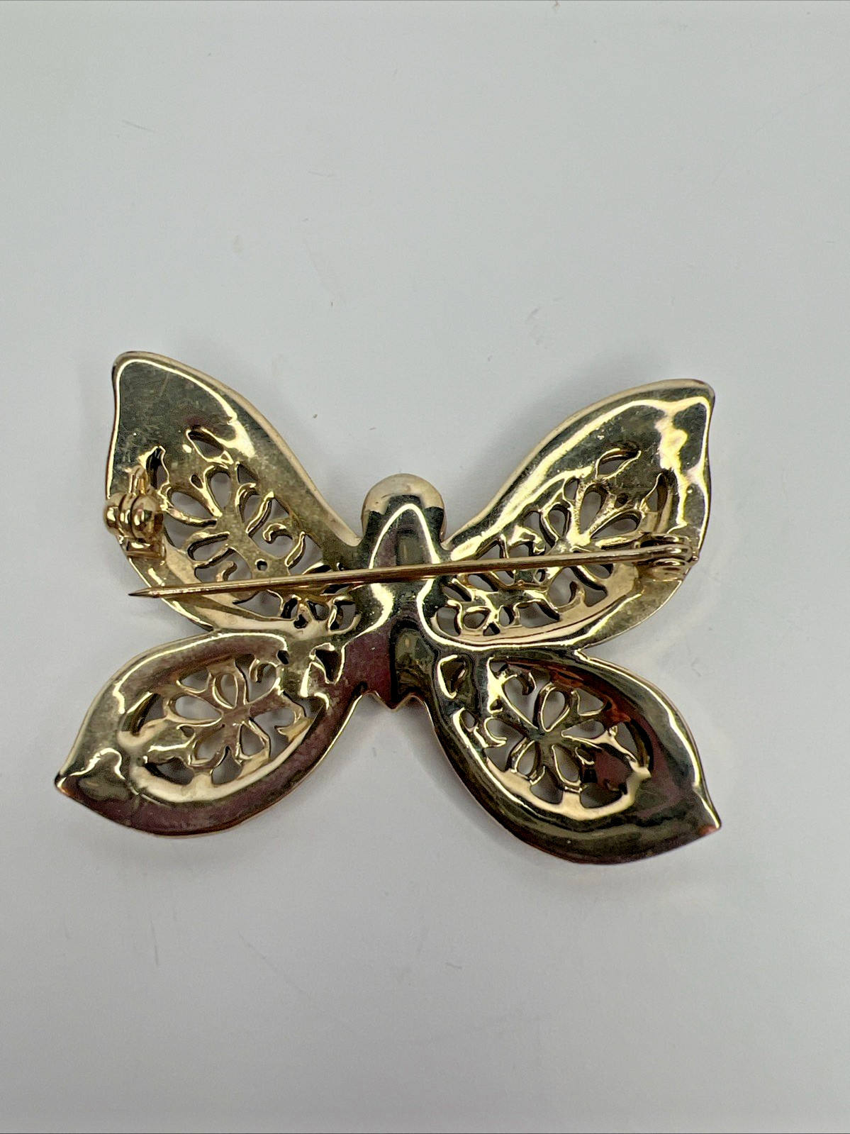 Vintage Butterfly Brooch Lot Signed Gerry’s Money Marvella Mother of Pearl READ