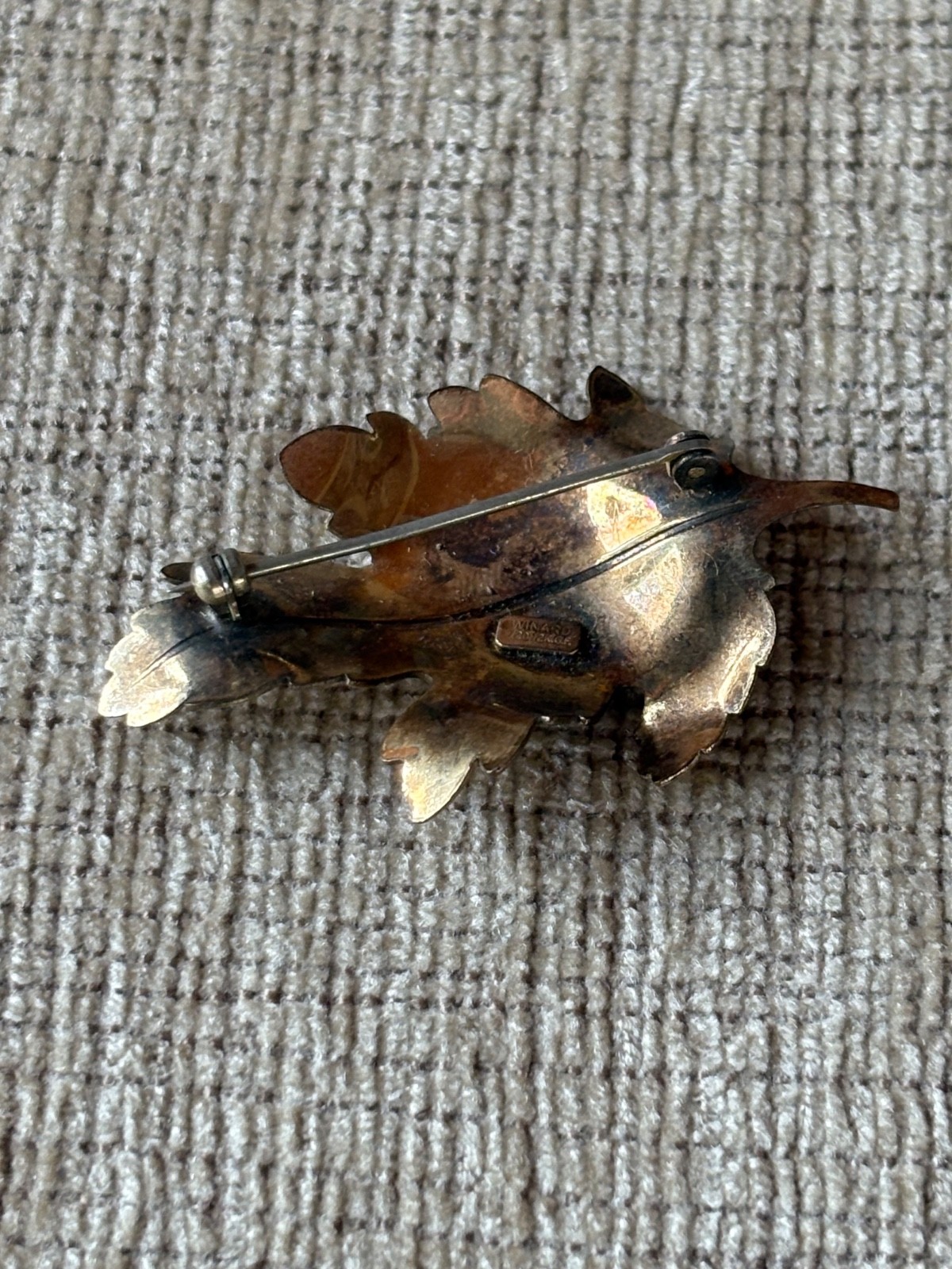 Vintage Winard Leaf Brooch/pin, 1/20 12k gold filled, approx 2”, nice