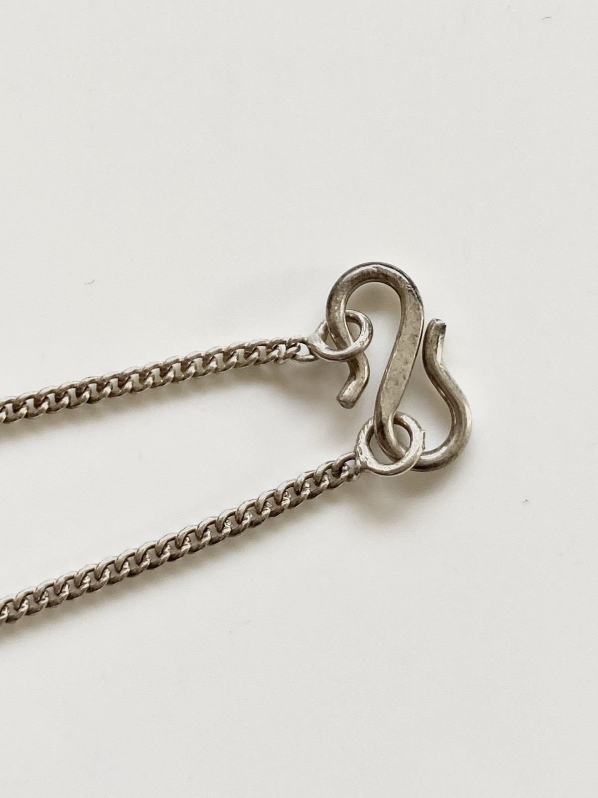 Vintage sterling silver amethyst Y necklace