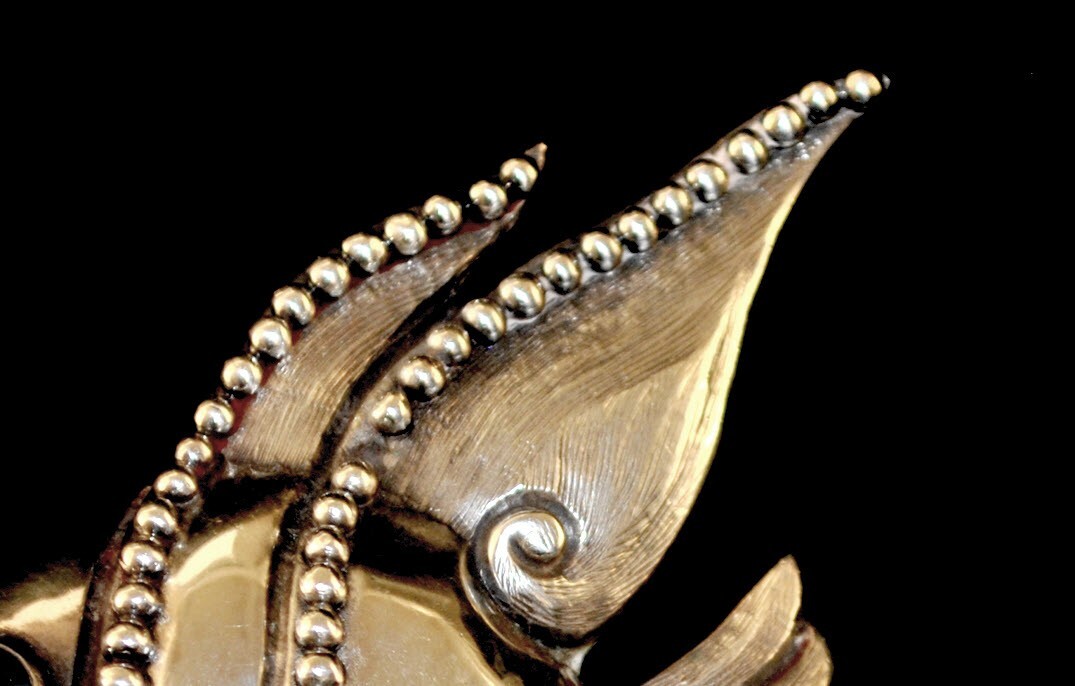 CIRCA 1950 LOS CASTILLO TAXCO MEXICO STERLING BROOCH ANGEL FISH 349 RARE