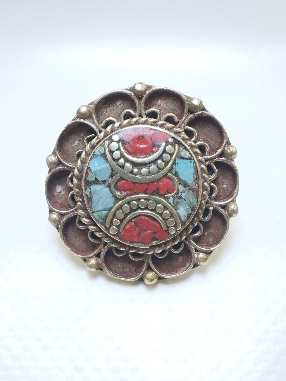 Rare Extremely Ancient Antique Victorian Ring Multicolor Stones Amazing Artifact