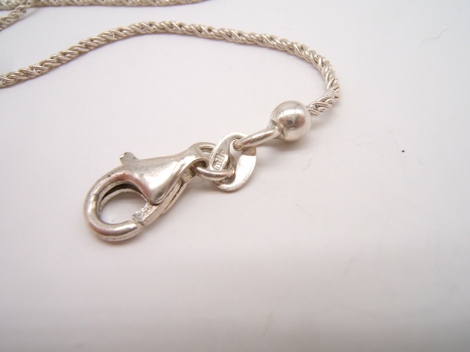 VTG MILOR HEART PENDANT NECKLACE LONG 18 3/4” LONG