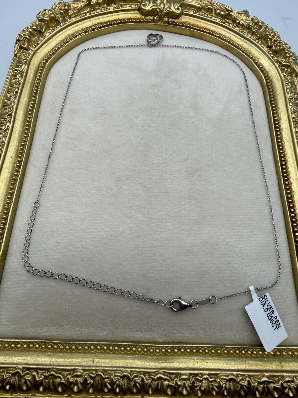Sterling Silver 0.35ctw Diamond Necklace
