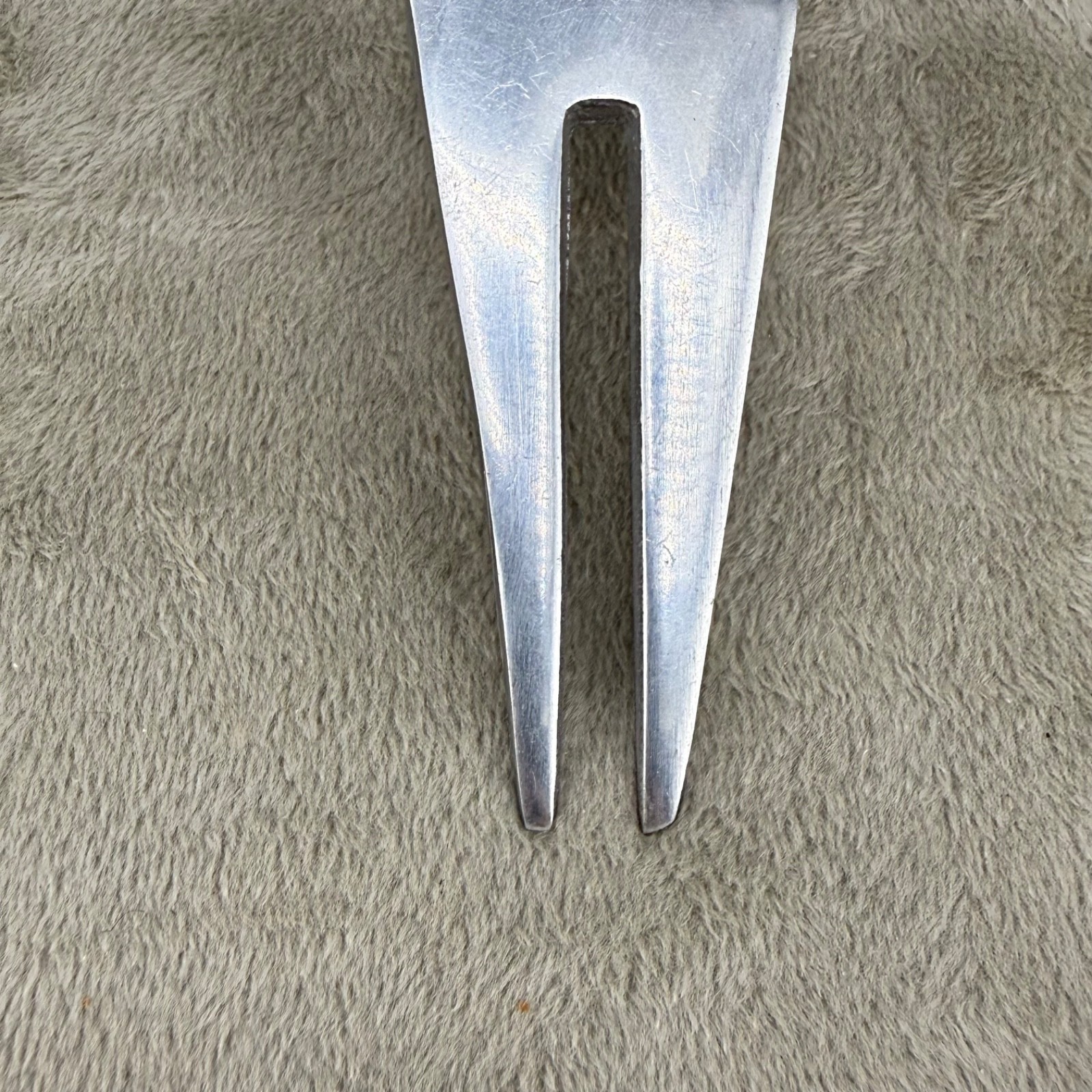 Vintage Abstract Person Brooch Silver Tone