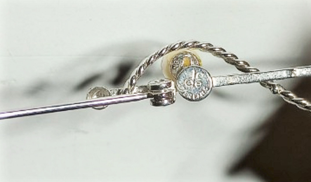 Vintage Sterling Silver & Real Pearl Anchor Mariner Sailor C. De Pin Brooch Lot