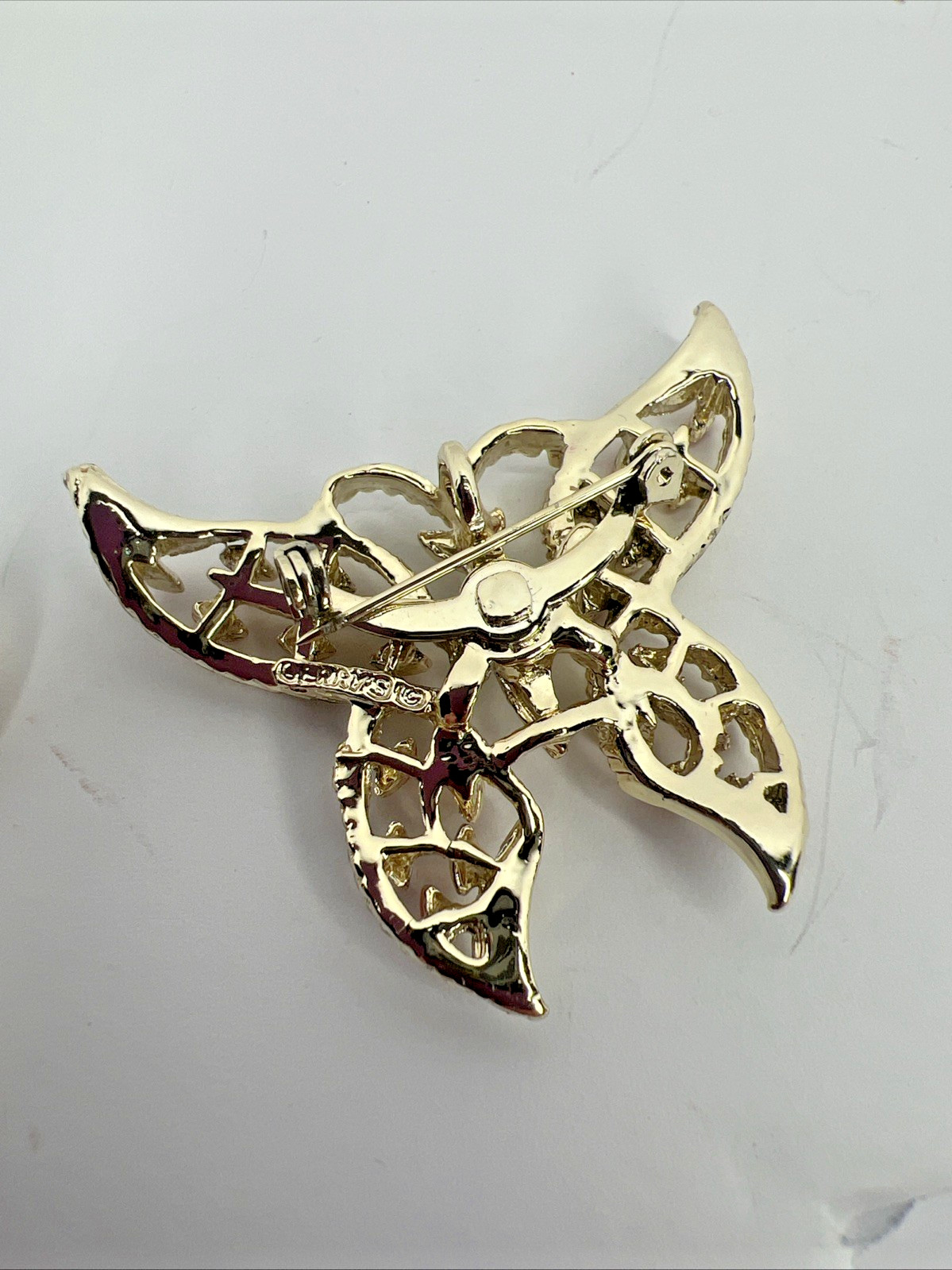 Vintage Butterfly Brooch Lot Signed Gerry’s Money Marvella Mother of Pearl READ