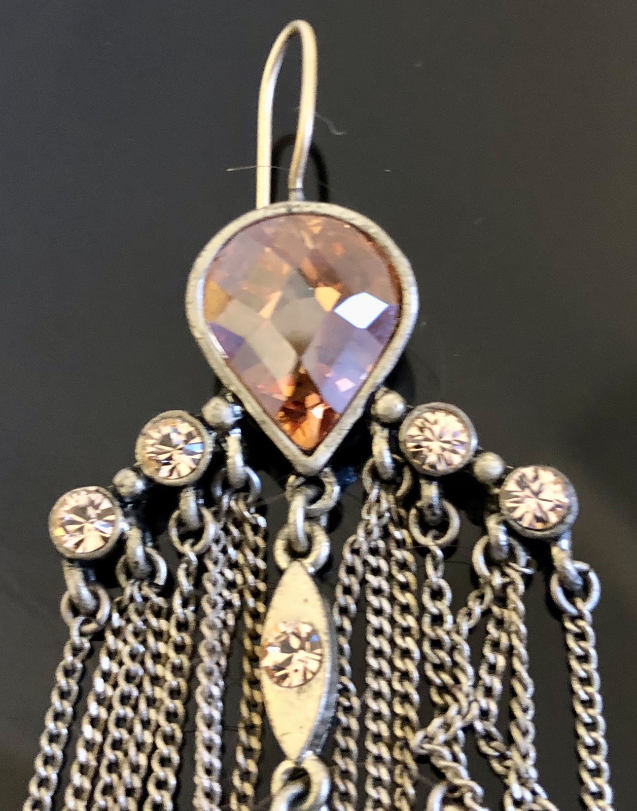 Chain Dangle Chandelier Earrings Vintage Style