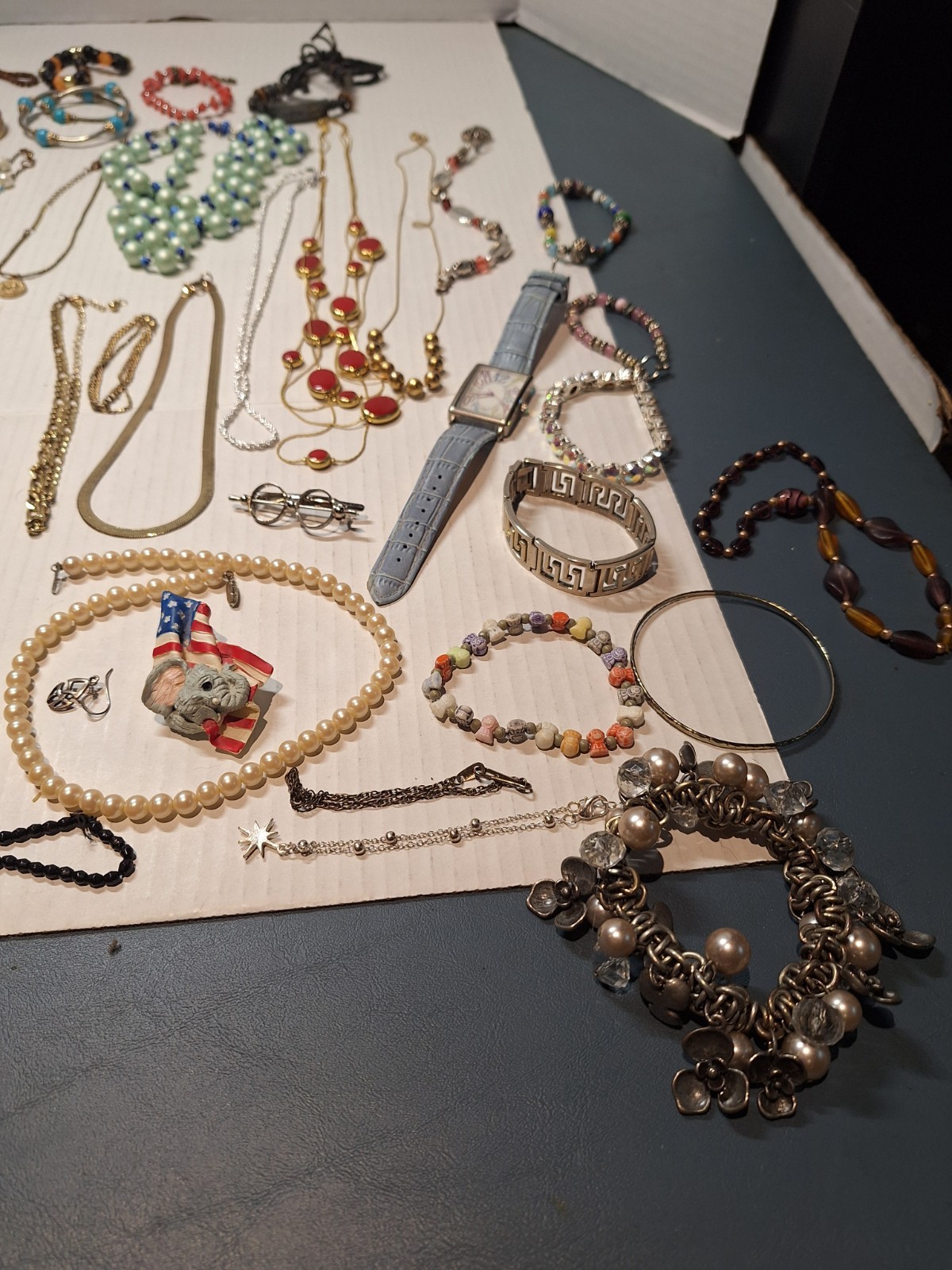 Wearable Costume Jewelry Lot Vintage And Modern, Over 60 Nice Pieces