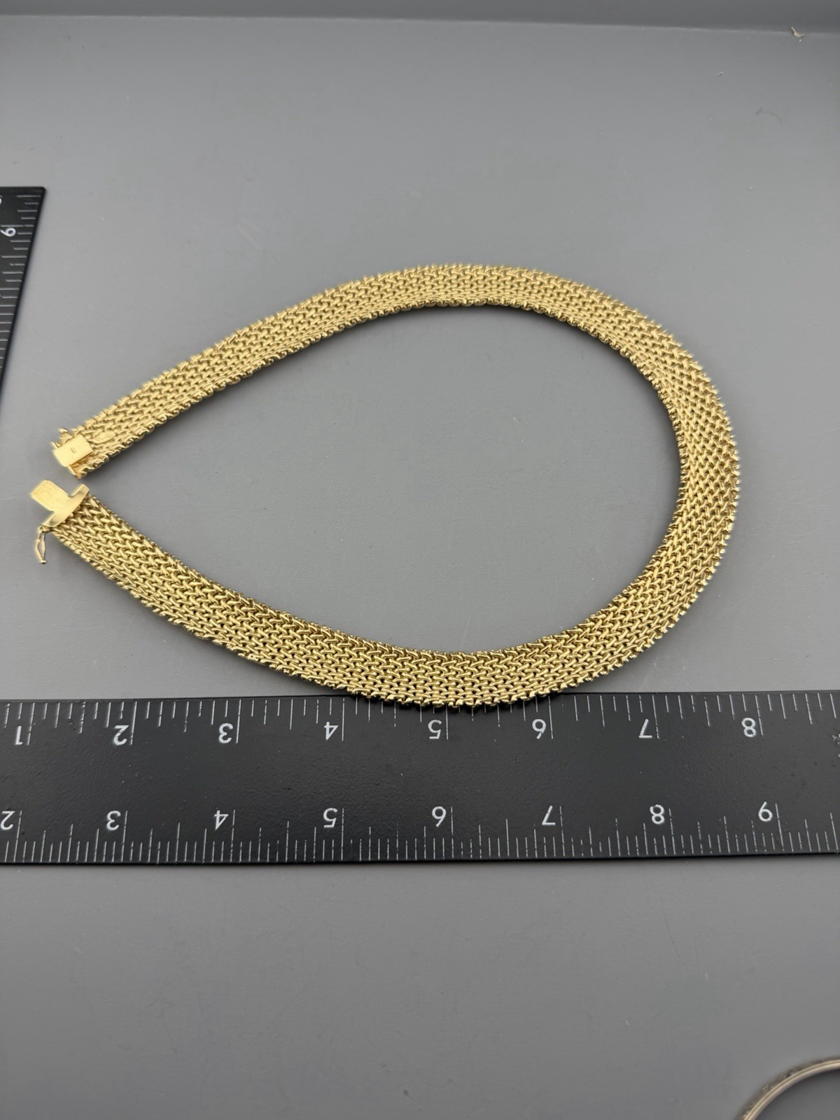 Vintage DYADEMA ITALY 925 Sterling Silver Gold Wash Necklace 76 GRAMS