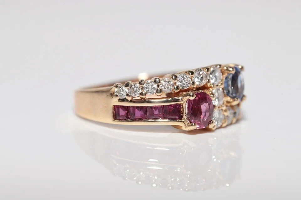 Vintage 3Ct Art Deco Style Lab Created Diamond 14K Rose Gold FN Engagement Ring