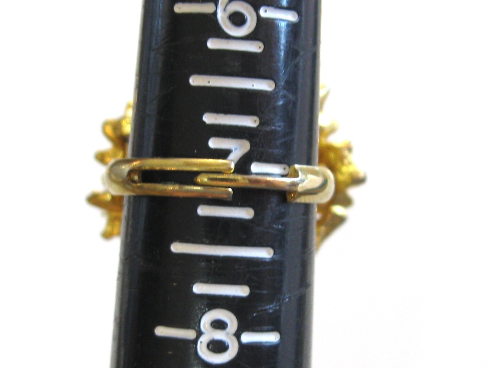 VINTAGE SAMBA MANUAL WIND WATCH RING W HINGED SPRING FORGET ME NOT FLORAL COVER