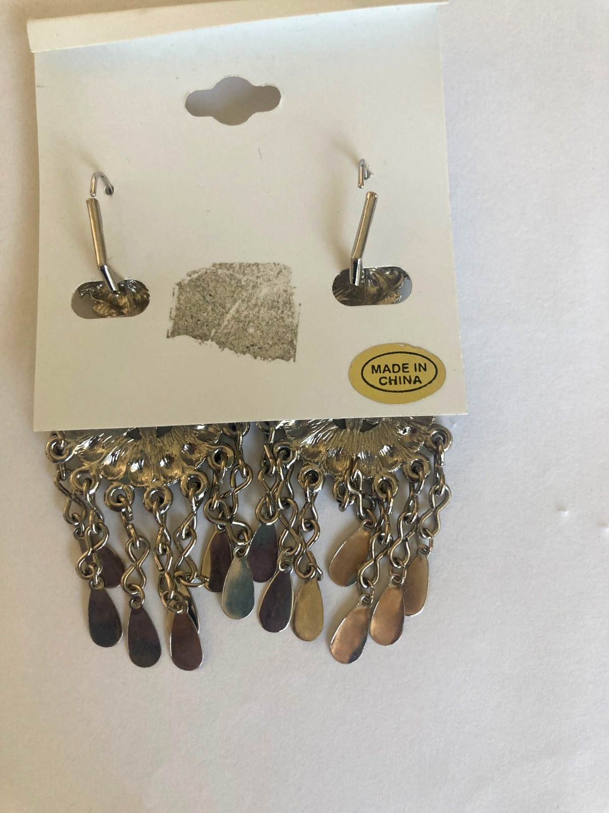 Vtg Boho Pierced Earrings Big Dangle Lot of 3