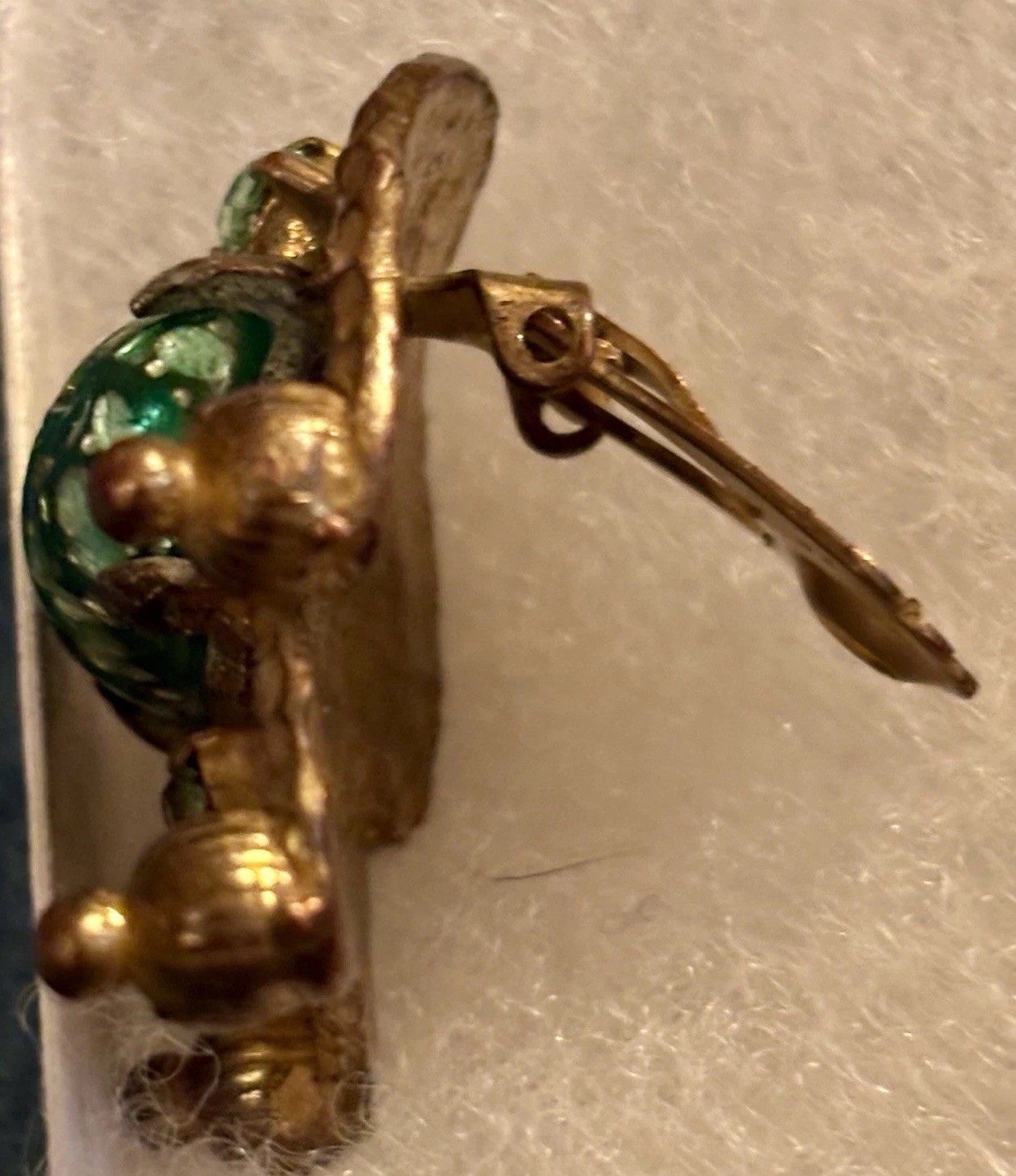 Strange Unique Vintage Brooch Scarf Clip Not Really Sure But It’s A Fun Piece