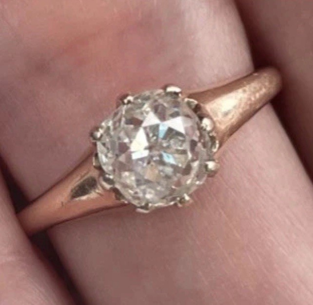 Vintage Diamond Ring – 1.32CTW Old European Cut
