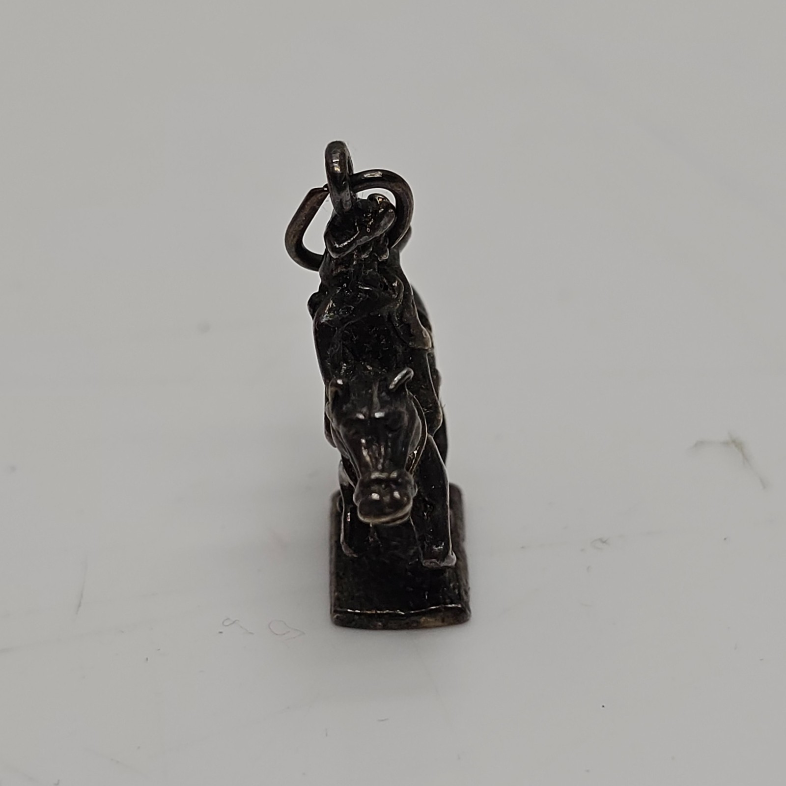 Vintage Paul Revere Ride Charm .925 Sterling Silver Horse & Rider Figural