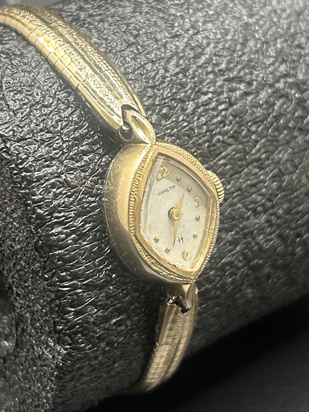 Hamilton Ladies’ Manual-wind Cocktail Watch 10K Gold-filled Case