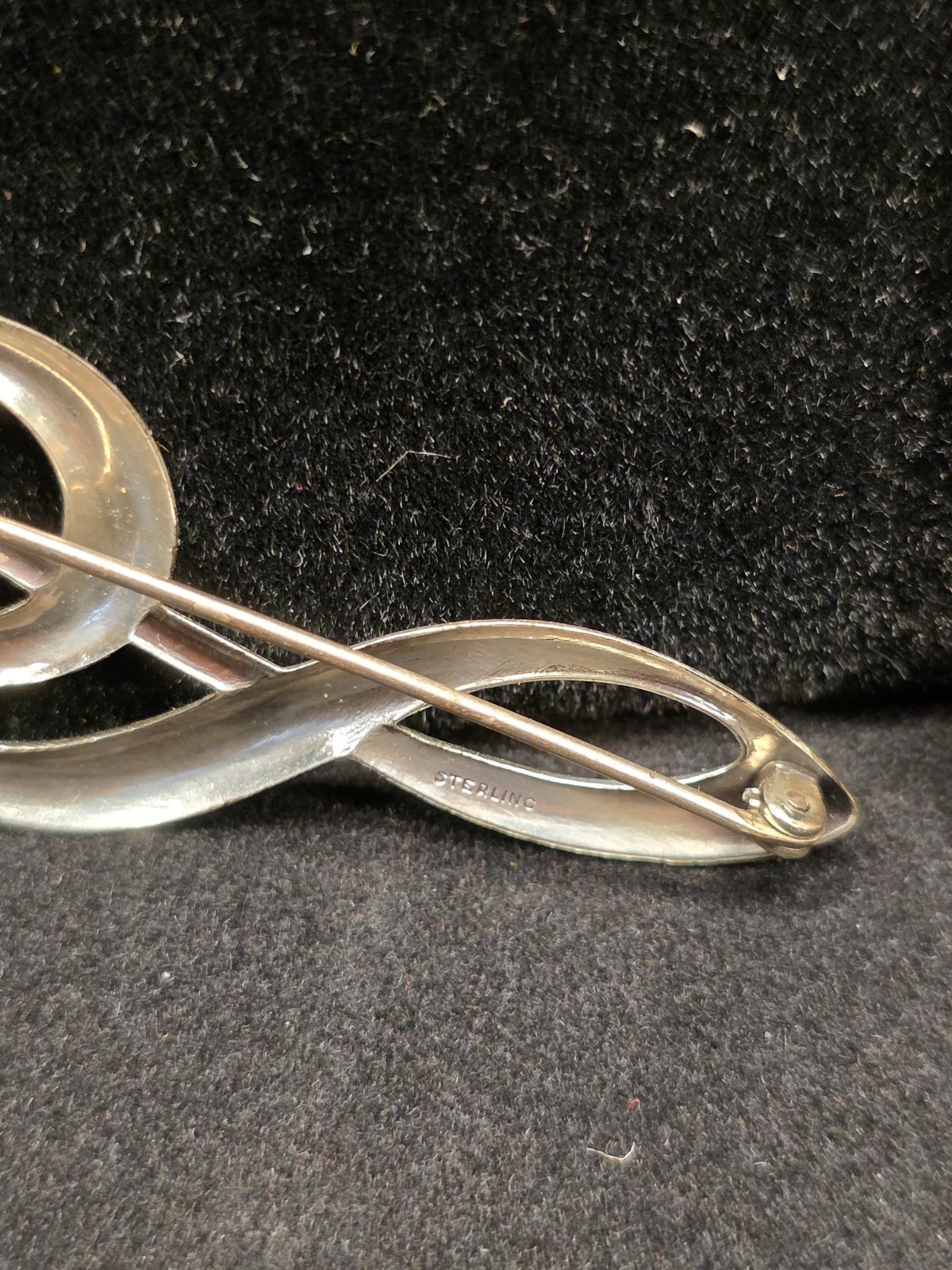 Sterling Silver G Clef Pin – 4.25 grams