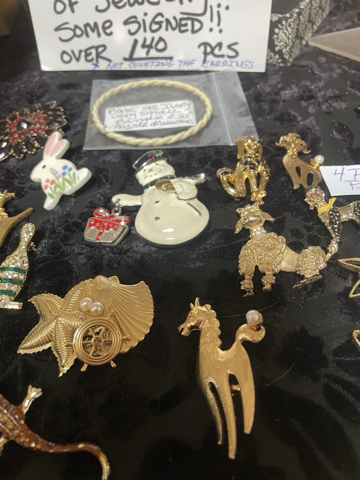 VINTAGE to MCM to MODERN ASSORTED GROUP LOT SOME SIGNED -JEWELRY!! MUST SEE!