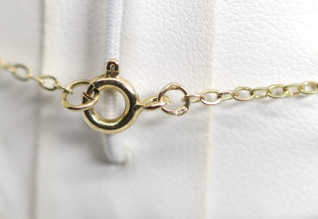 Vintage Silver Necklace Czech G 900 Gold Plated + Garnet Gems Star ,L:17 7/8in
