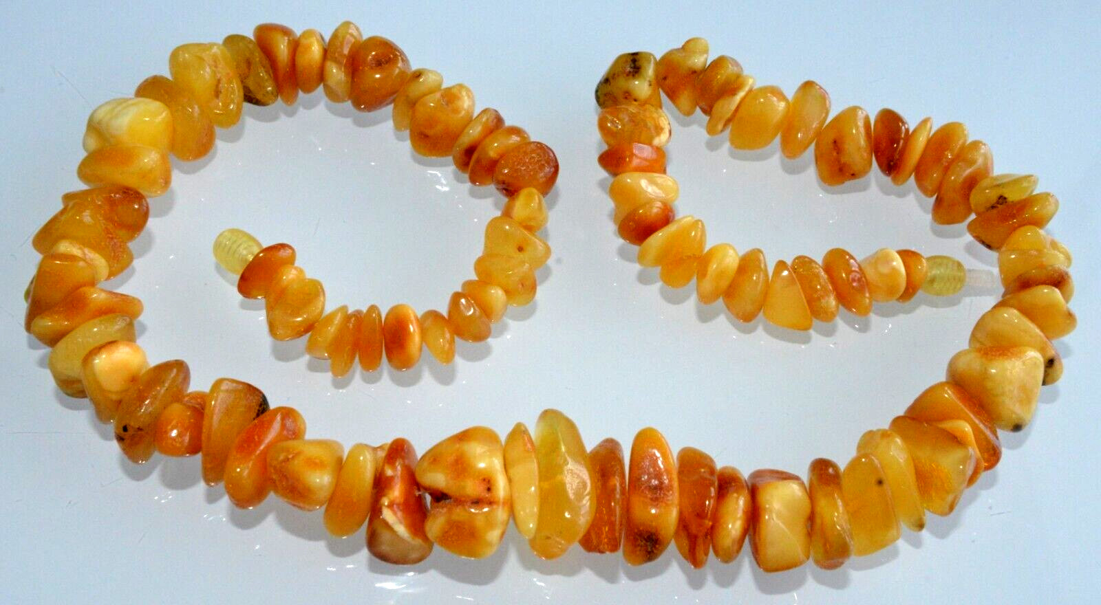 ✅52cm = 54gr RUSSIAN SOVIET BALTIC AMBER BEAD NECKLACE 琥珀 BRACELET STONE PENDANT