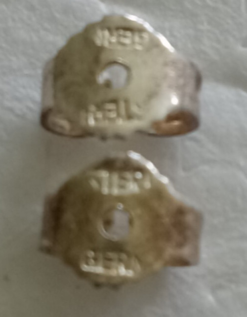 Vintage 80’s Sterling 925 Rachel Gera knot Earrings Post Back Signed Modernist
