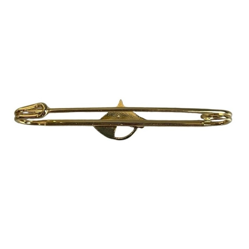 Vintage Gold Tone Equestrian Horse Head Brooch Pin
