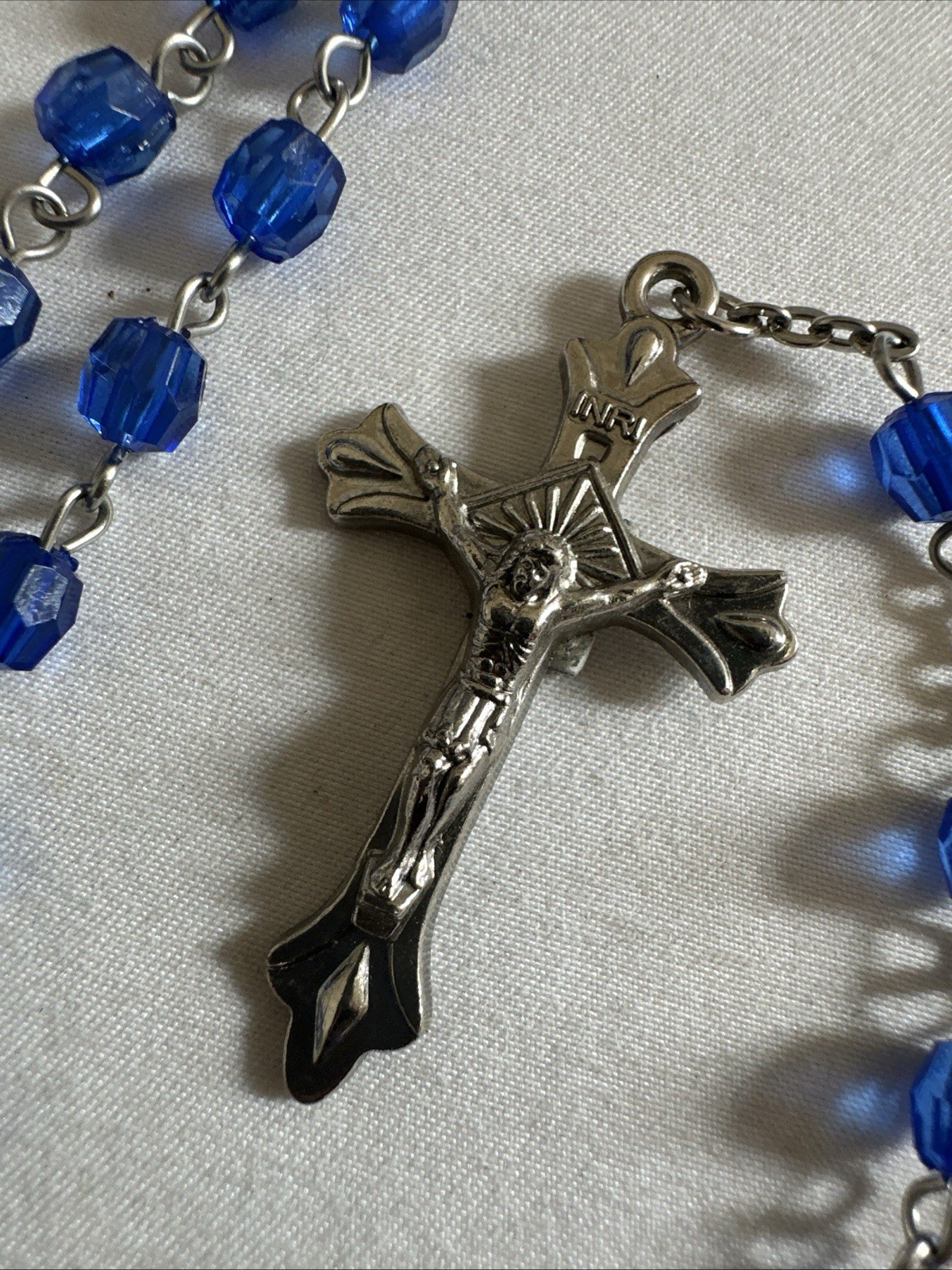 Vintage Rosary Rosaries Catholic Cross Crucifix Religious Prayer Beads Jewelry