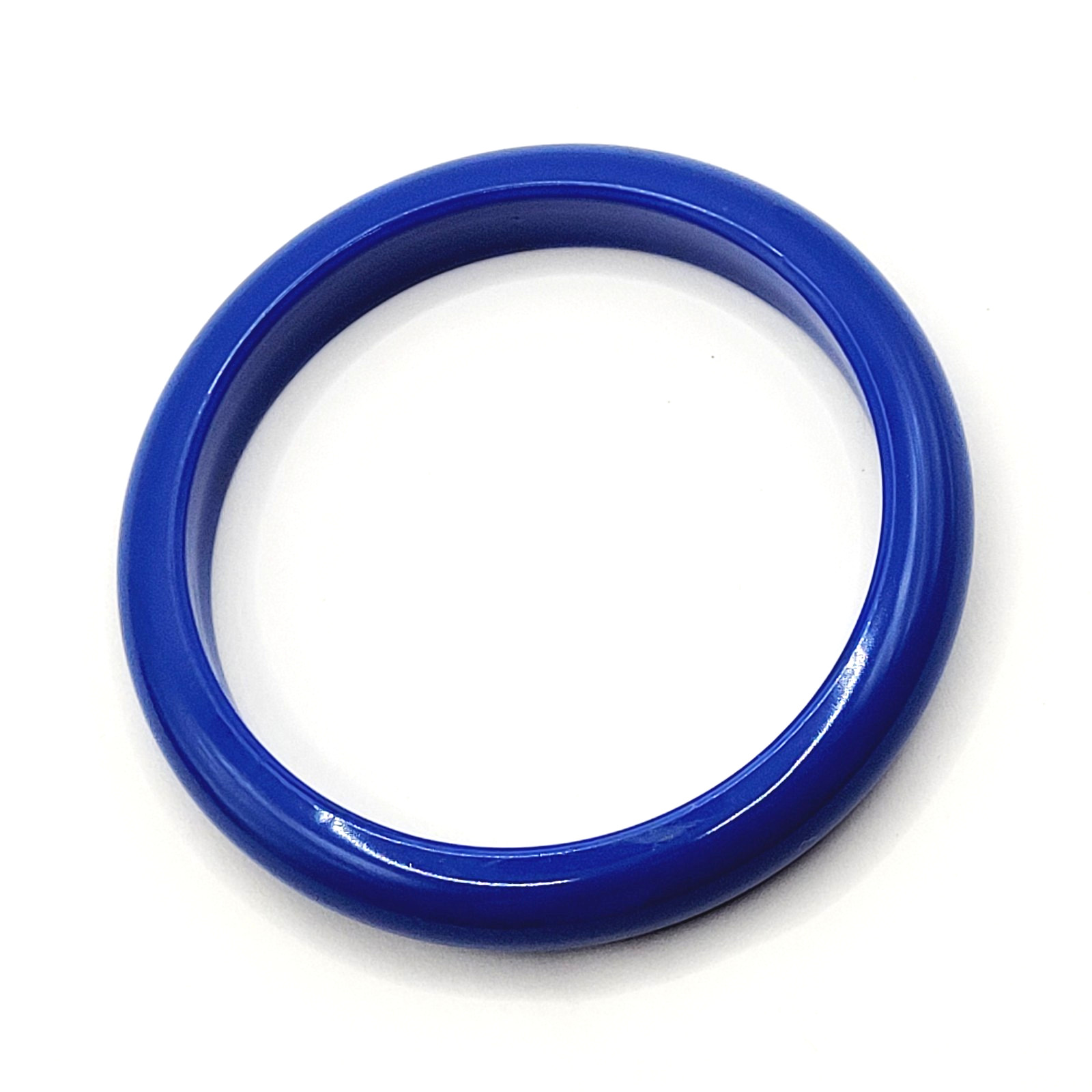 3 Blue Color Different Shape Size Bangle Bracelet Retro Style Vintage 1980s