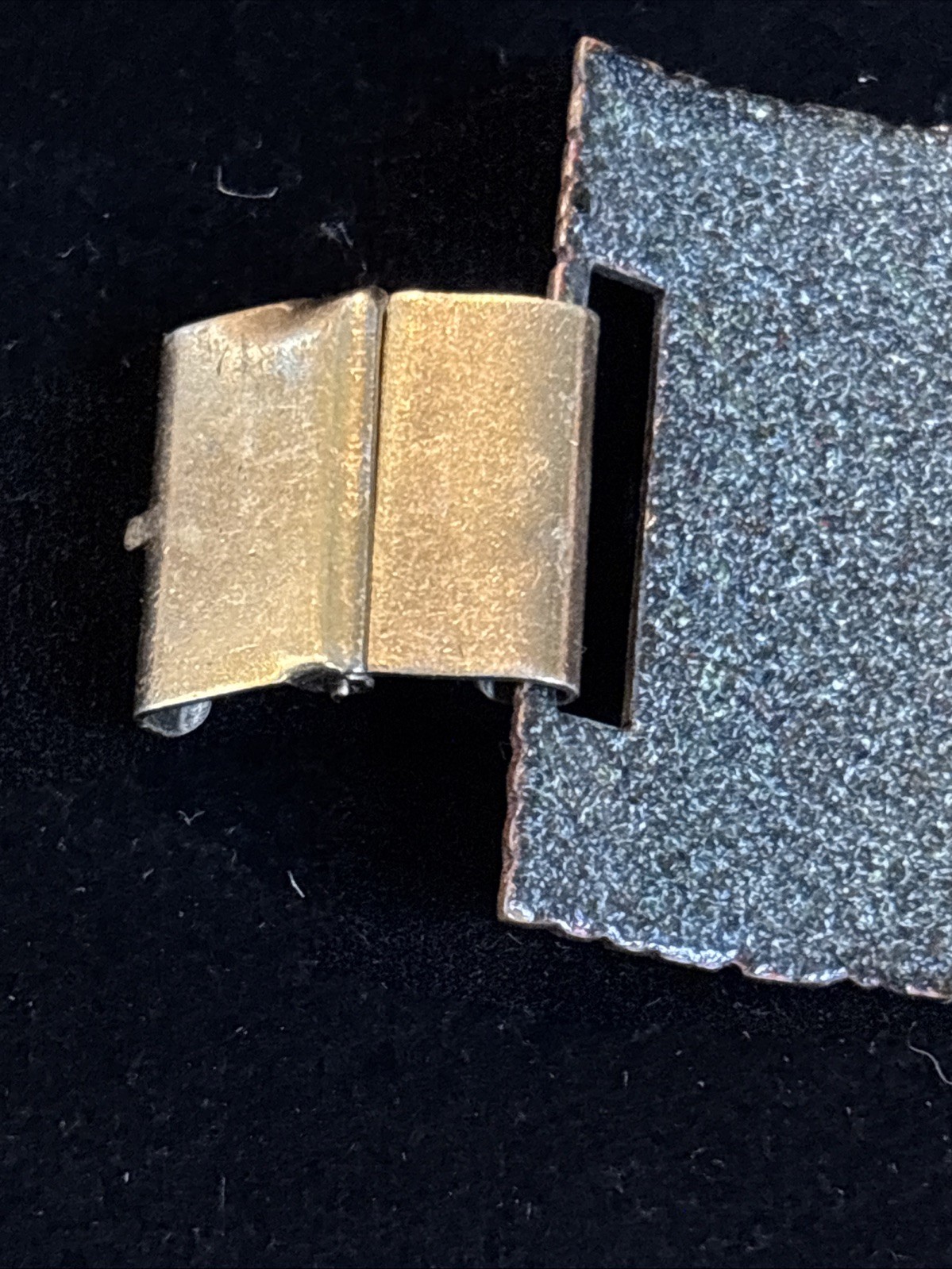 Vintage Copper Statement Bracelet! Enamel Over Copper 7”x2”