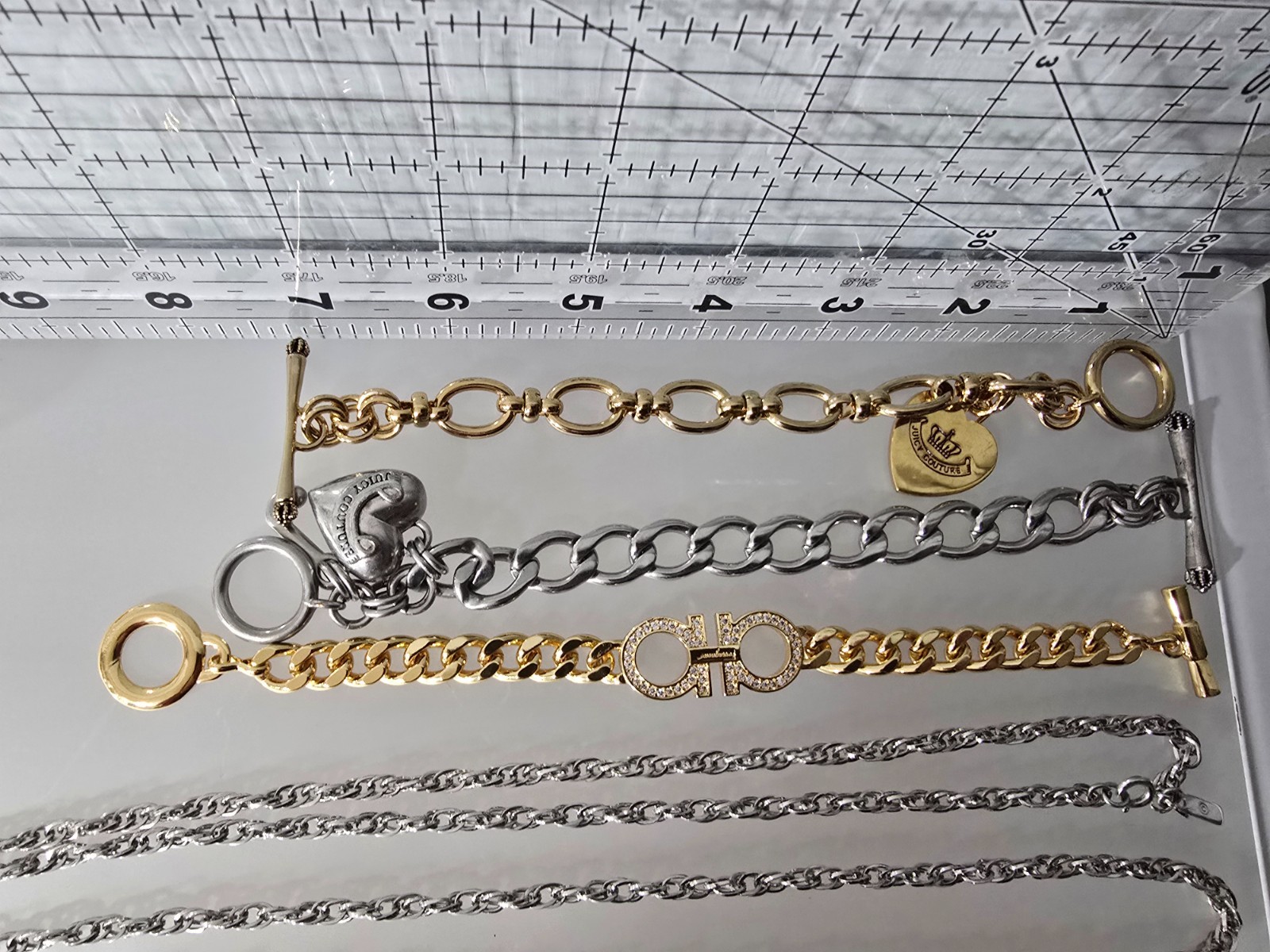 Mixed Metals Materials Gold and Silver Tone all Signed