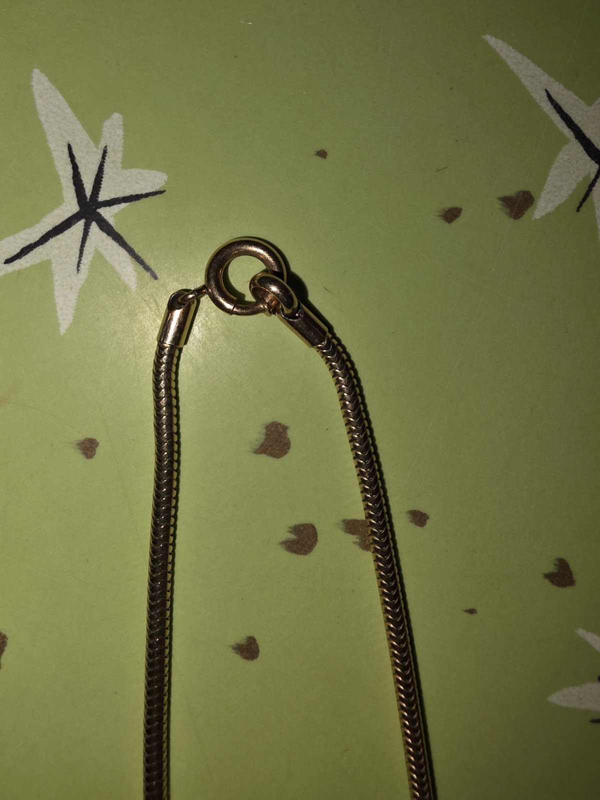 Vintage Krementz Signed 2 Tone Rose/Gold Dainty Flower Leaves Choker Necklace