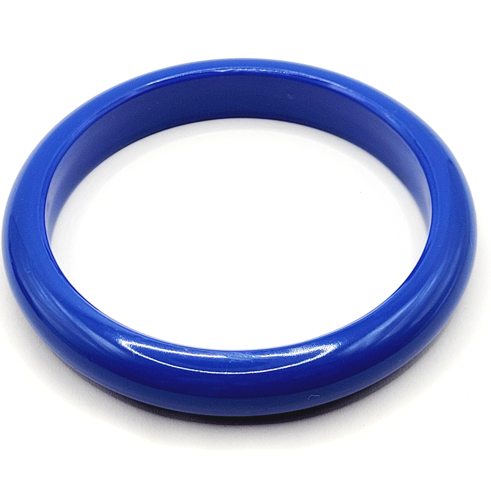 3 Blue Color Different Shape Size Bangle Bracelet Retro Style Vintage 1980s