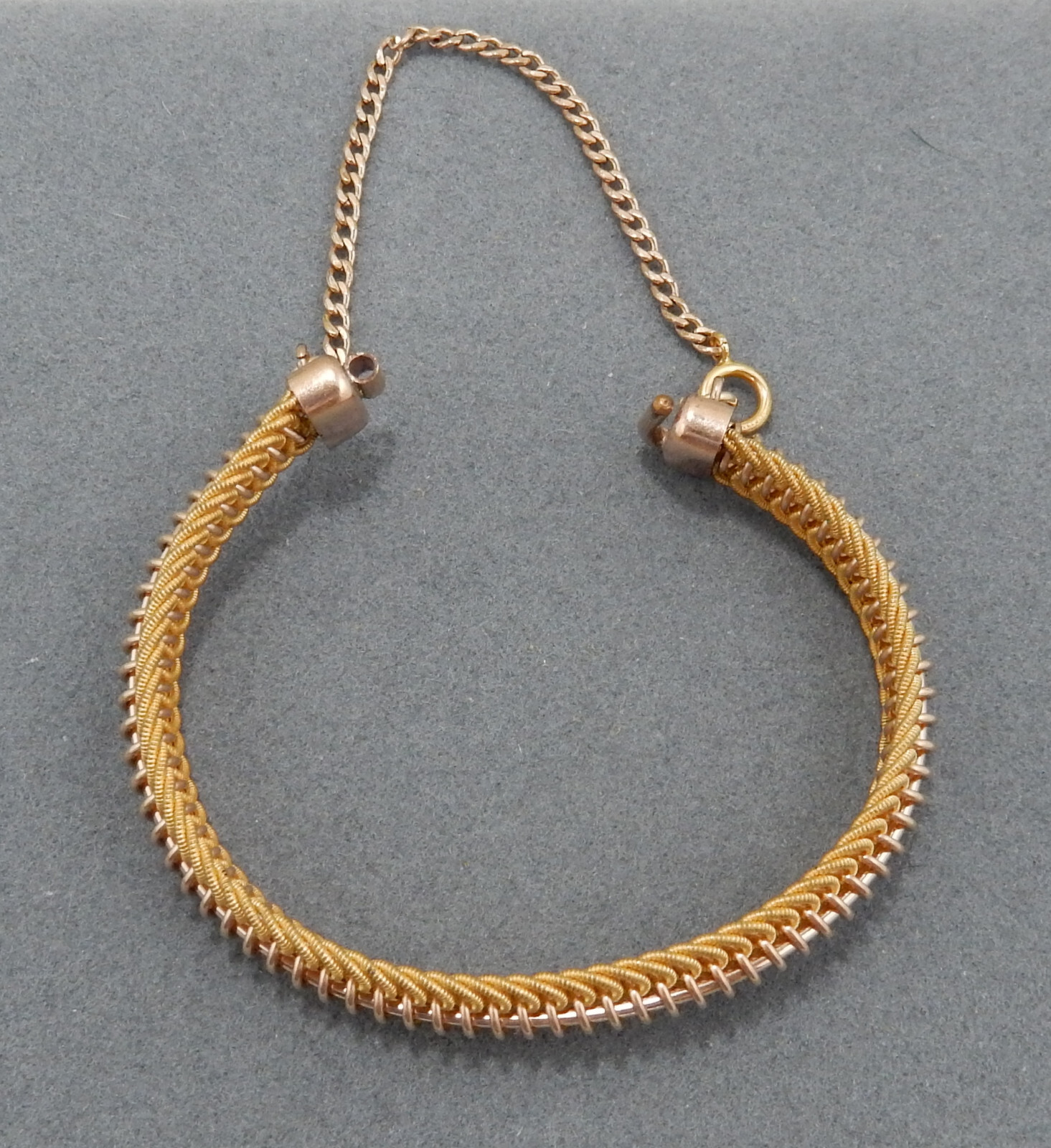 Vintage 9K Gold Filled Bracelet Expanding Bendable 10 grams CHILD SIZE/PETITE