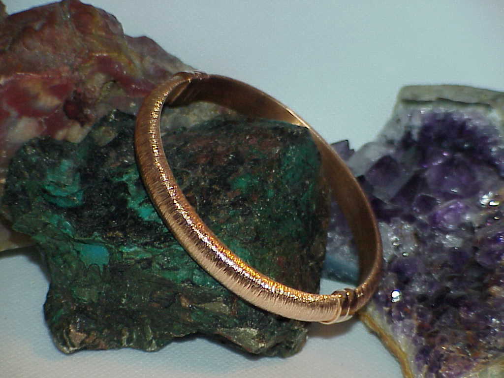 QVC Veronese 18k Rose Gold Vermeil Sterling Solid Bangle Bracelet 23.8G New Bx