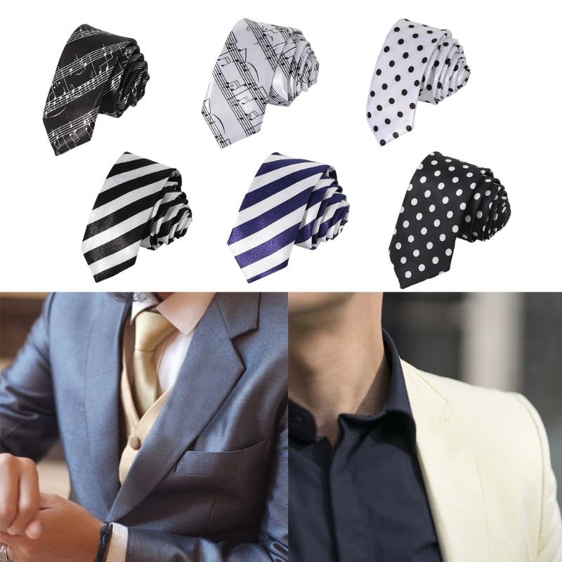 Elegant Multicolor Necktie Comfortable Business Ties Casual Versatiles Necktie