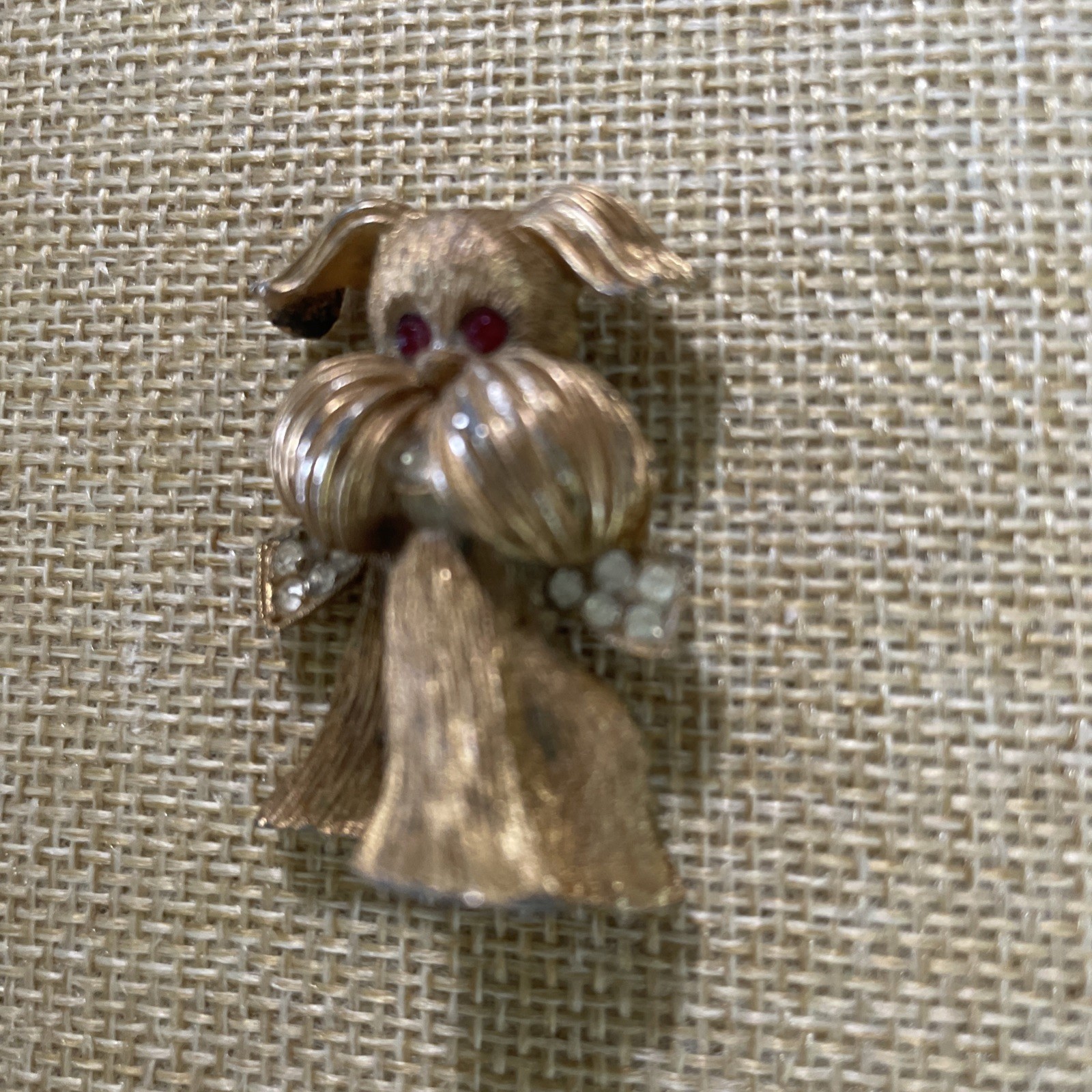 Vintage Marcel Boucher Style Pin TERRIER Dog Brooch