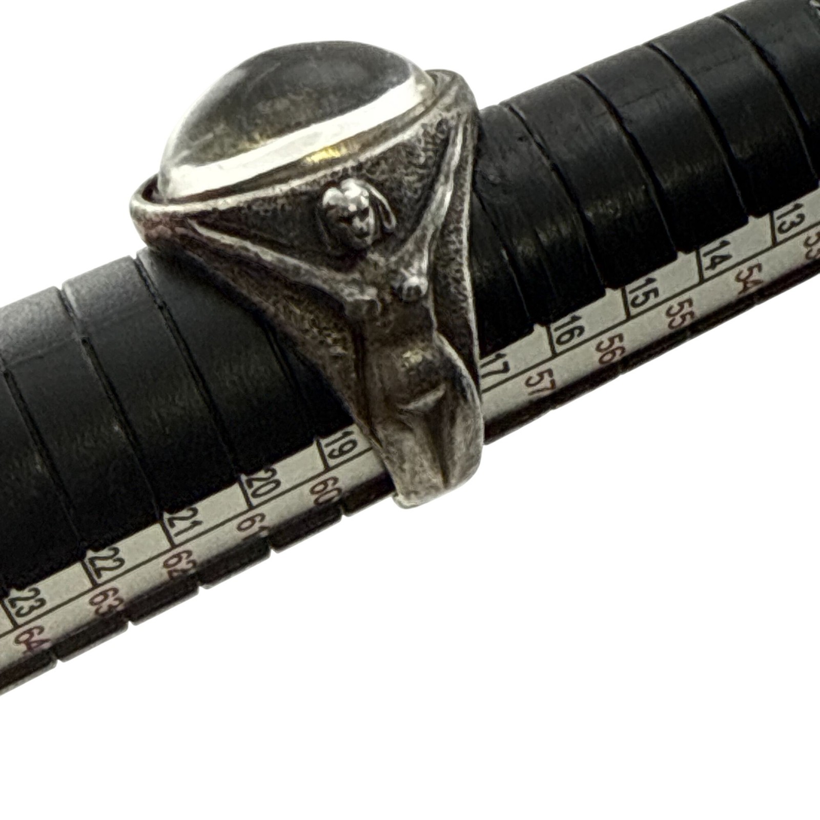 Brutalist Art Jewelry Ring | Figural Male & Female Forms | WLP Signed Studio Sil