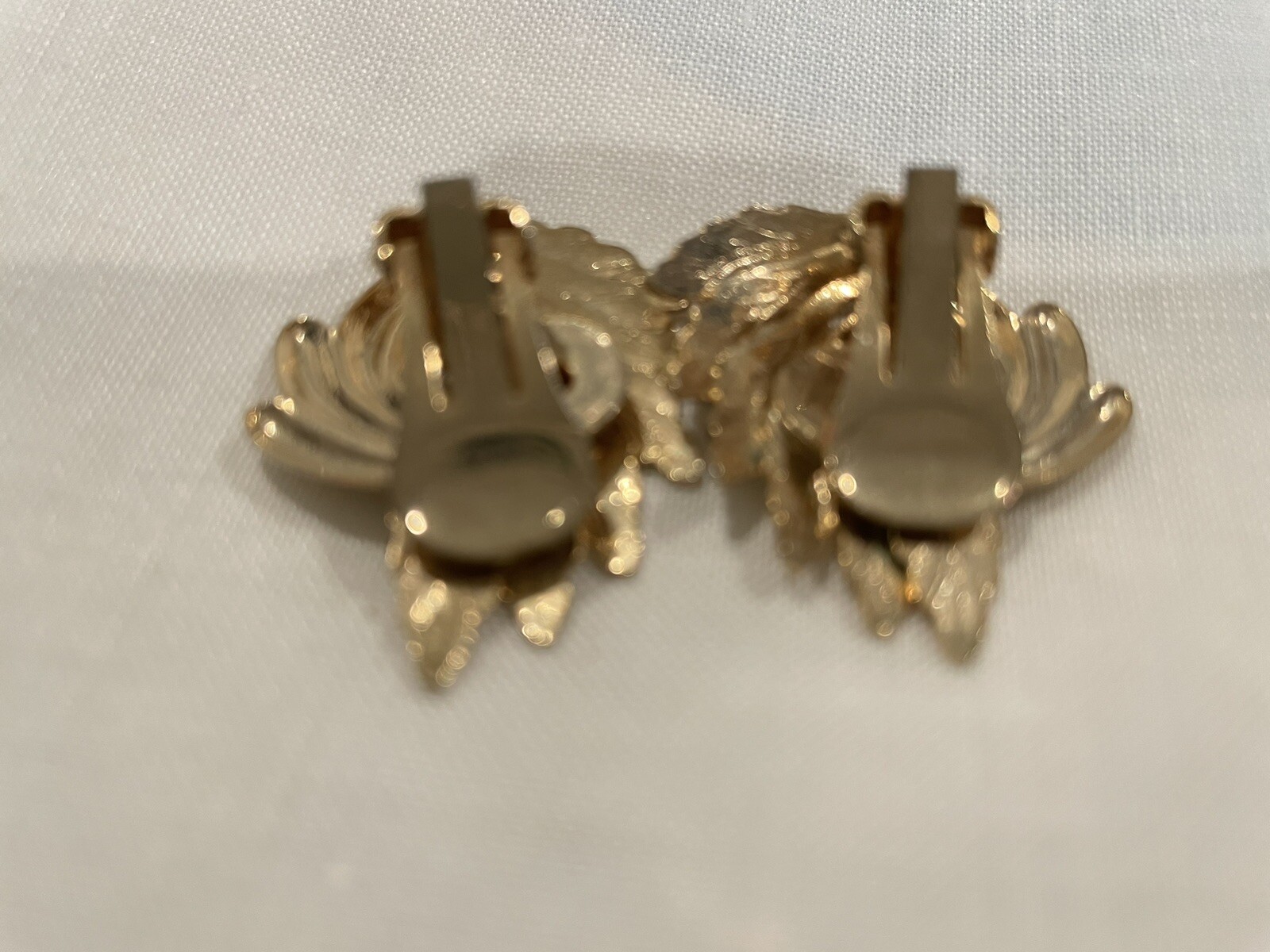 Vintage Clip On Earrings Set Of 10 Different Styles And Shapes And Color.