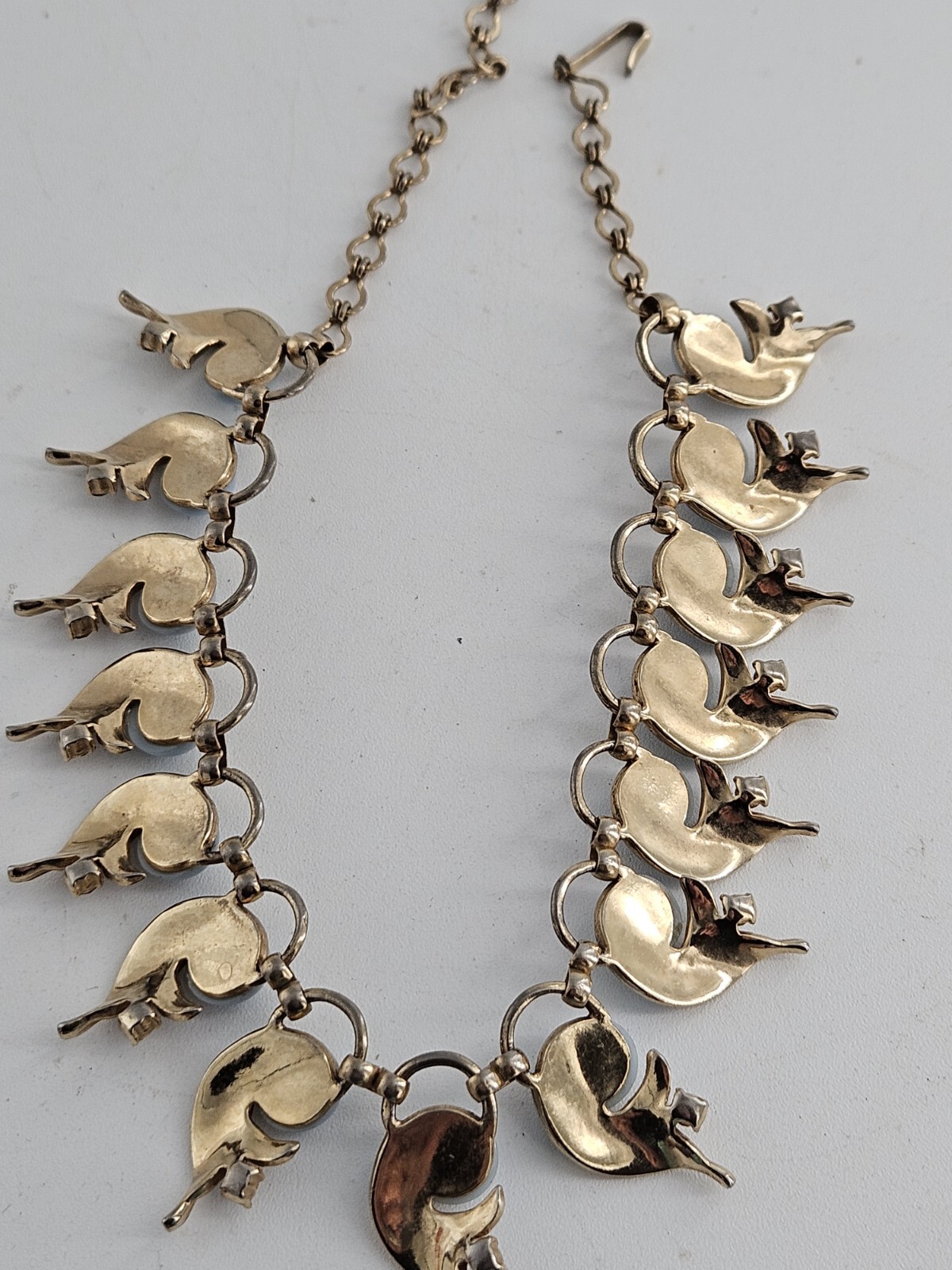 Vintage Unique Necklace Lot Multi Color Mixed Materials And Styles