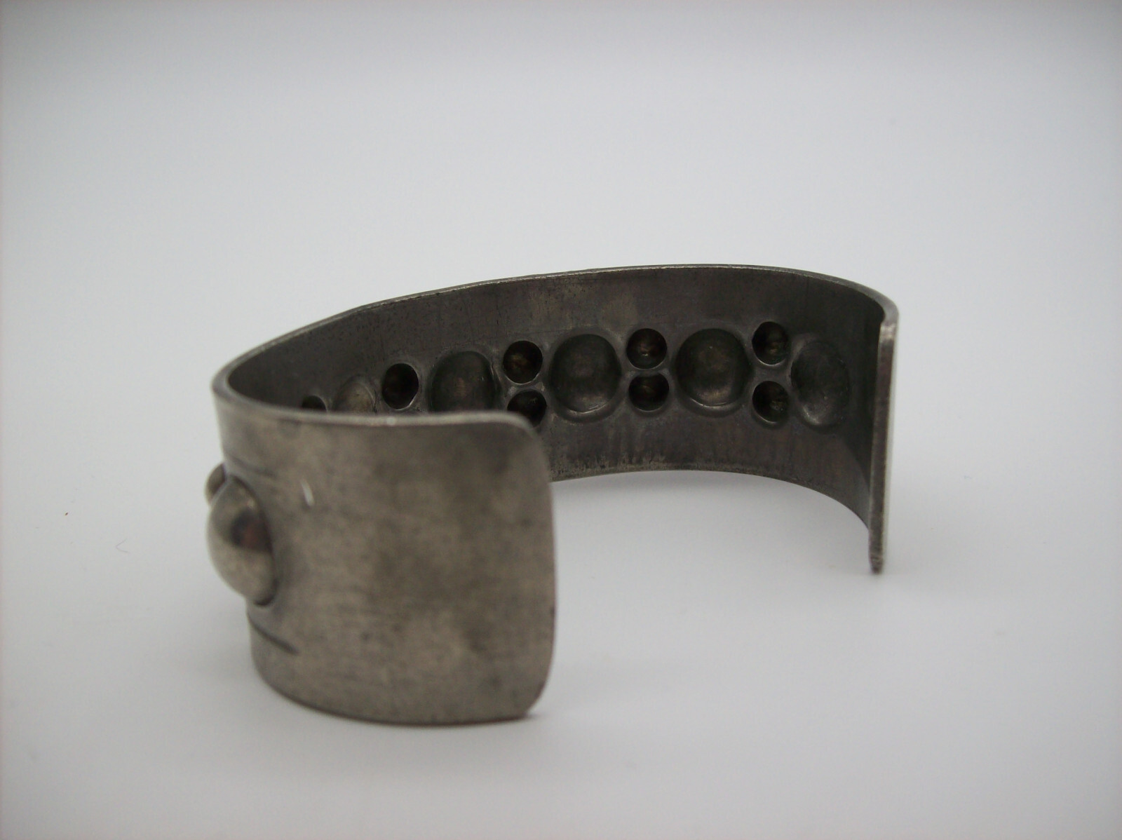 Vintage E Christophersen Brutalist Bracelet, Norway, Signed