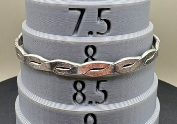 Vintage Sterling Silver Twisted Ribbon Bangle Bracelet 925 Mexico 17.9g