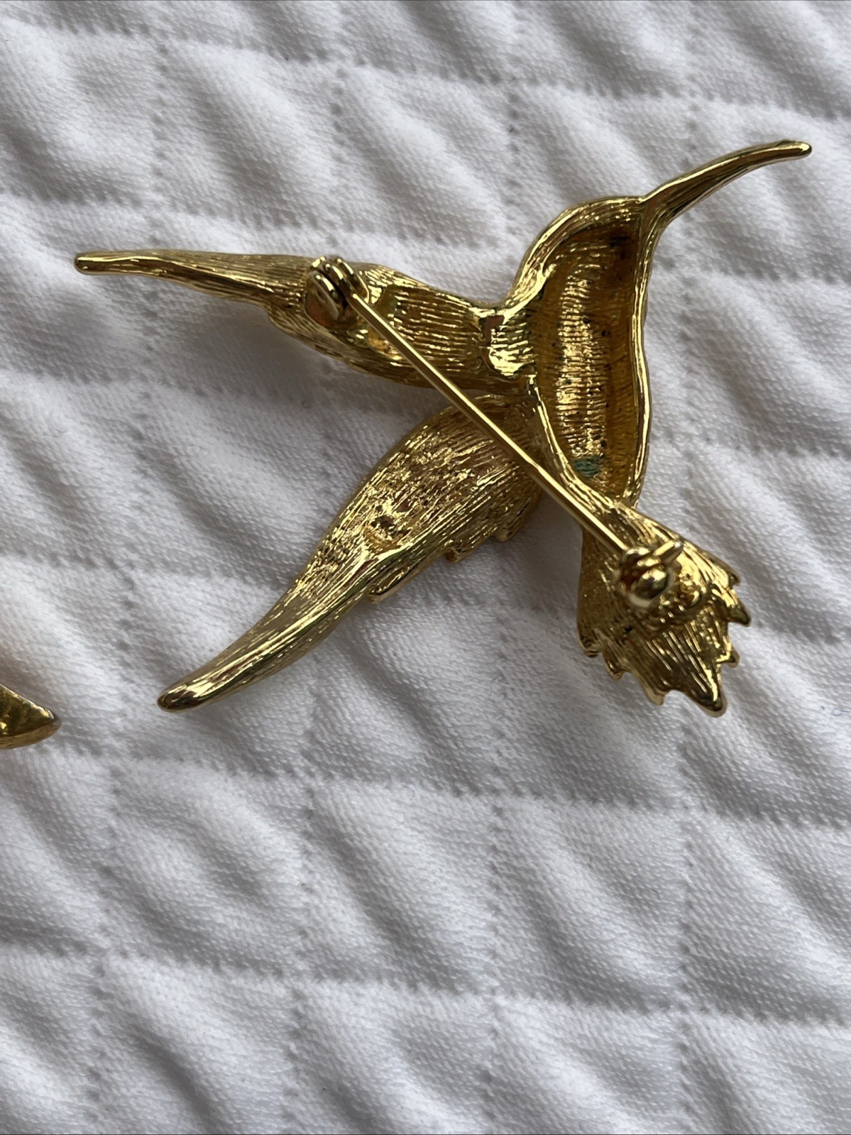 vintage hummingbird Christmas Tree Whimsical Brooch’s