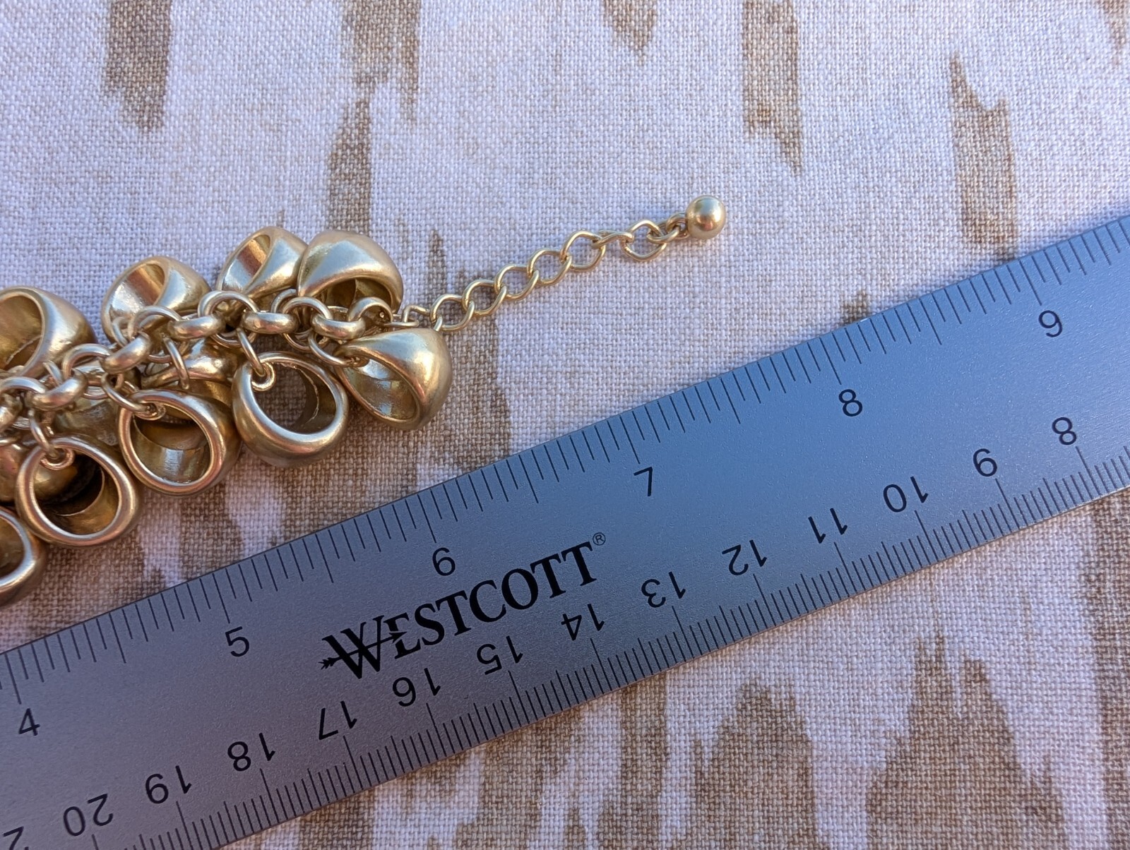 Lia Sophia Cha Cha Cha Chunky Gold Tone Bracelet Heavy Retired Lobster Clasp NWT